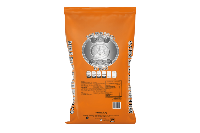 MOLE ROJO DULCE (10 KG) POLVO