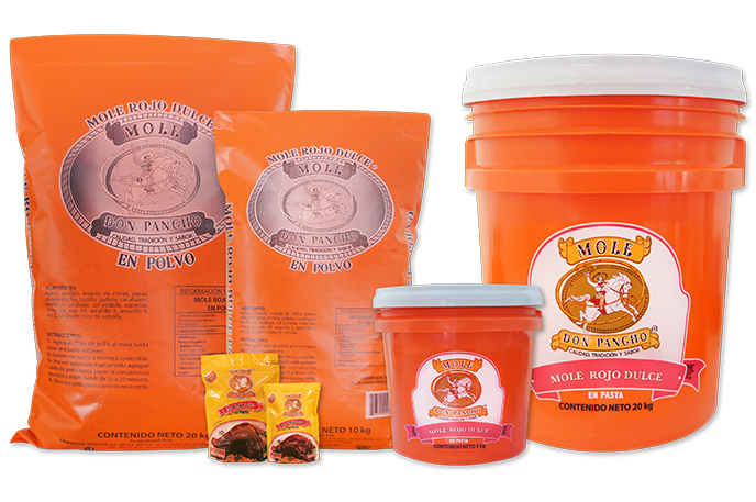 MOLE ROJO DULCE FAMILIA