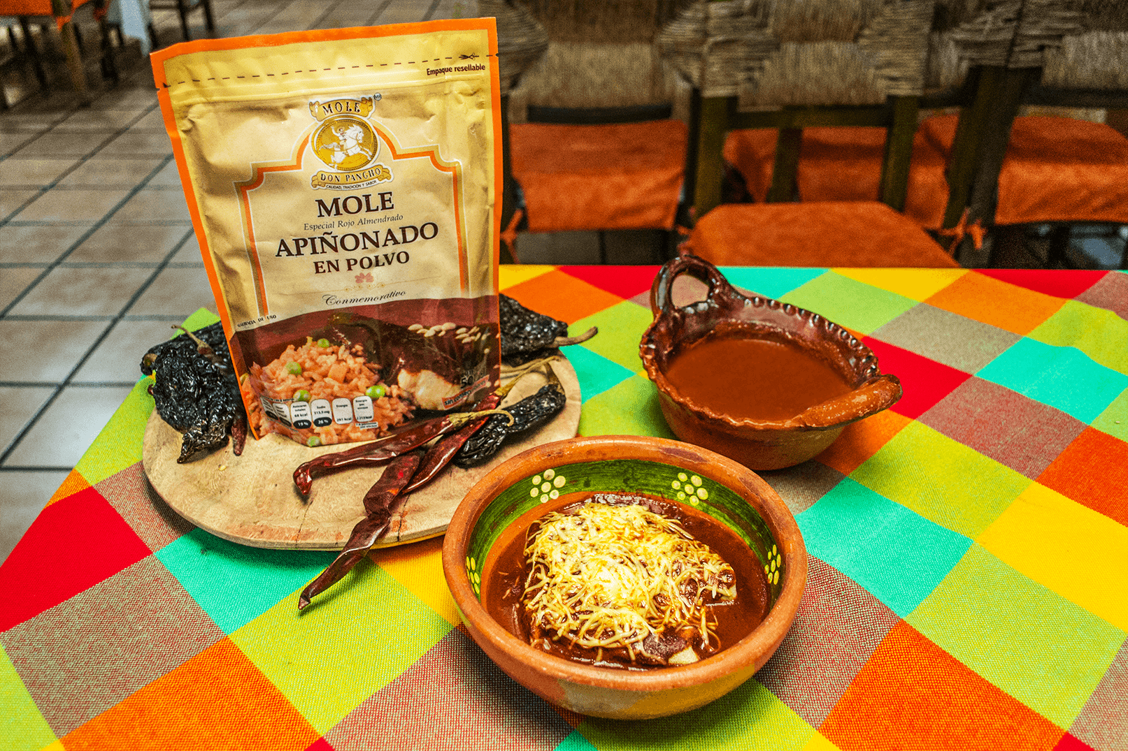 recetas crepas de mole grande