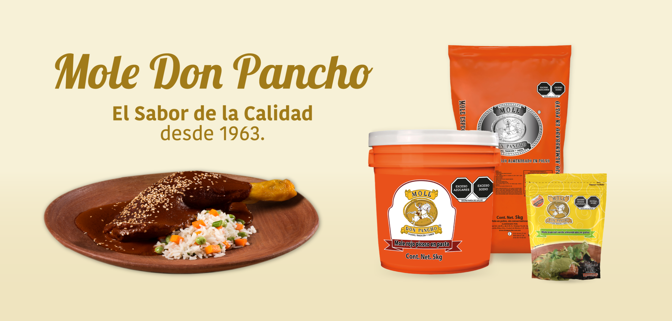 Mole Don Pancho presentaciones
