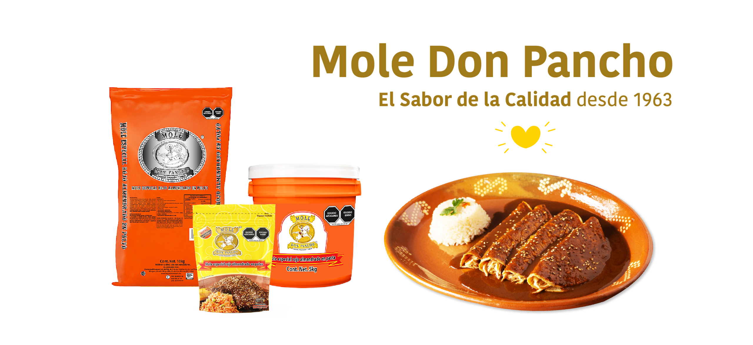 Banner Mole Don Pancho desde 1963