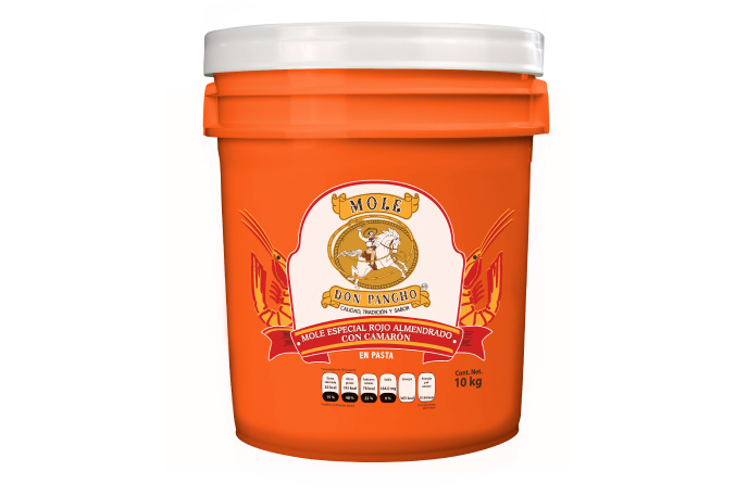 MOLE ESPECIAL ROJO ALMENDRADO CON CAMARON (10 KG) PASTA