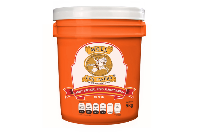 MOLE ESPECIAL ROJO ALMENDRADO (5 KG) PASTA