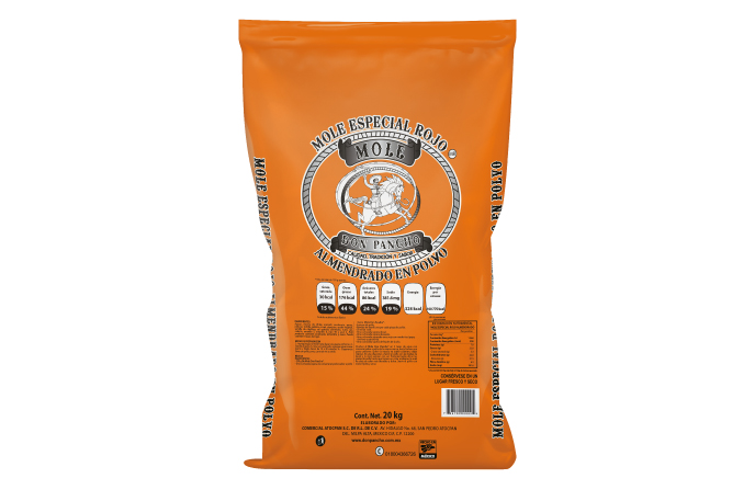 MOLE ESPECIAL ROJO ALMENDRADO (20 KG) POLVO