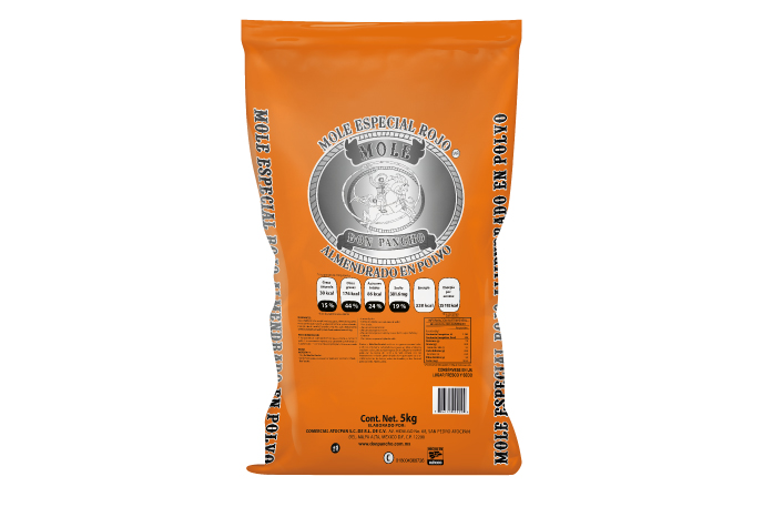 MOLE ESPECIAL ROJO ALMENDRADO (5 KG) POLVO