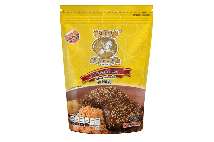 MOLE ESPECIAL ROJO ALMENDRADO (500 GRS) POLVO