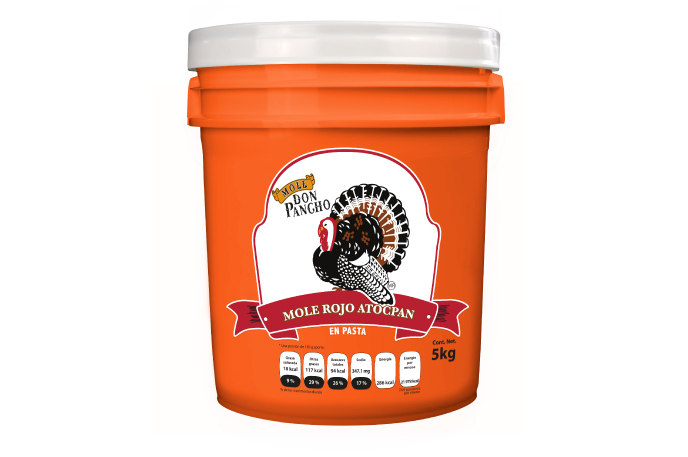 MOLE ROJO ATOCPAN (5 KG) PASTA