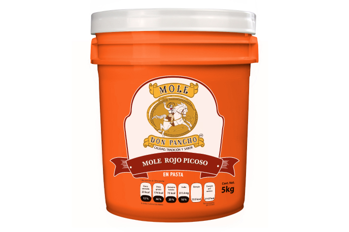 MOLE ROJO PICOSO (5 KG) PASTA