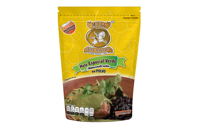 MOLE ESPECIAL VERDE ALMENDRADO (1 KG) POLVO