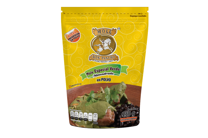 MOLE ESPECIAL VERDE ALMENDRADO (250 GRS) POLVO