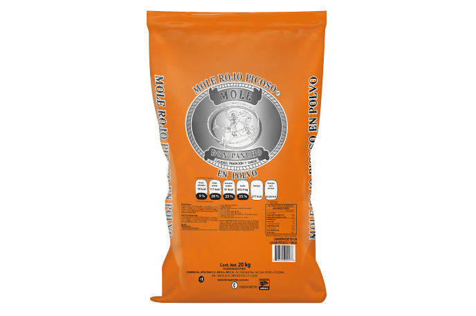 MOLE ROJO PICOSO (20 KG) POLVO
