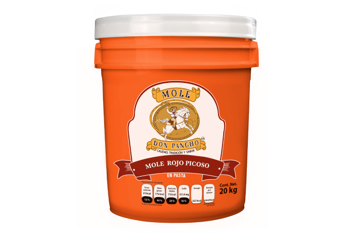 MOLE ROJO PICOSO (20 KG) PASTA