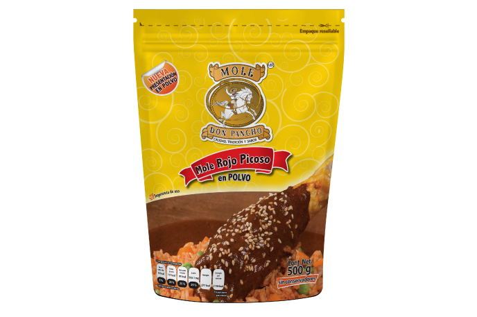 MOLE ROJO PICOSO (500 GRS) POLVO