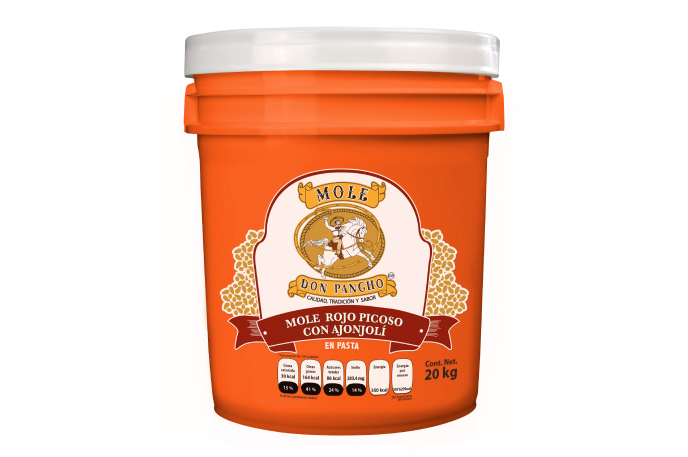 MOLE ROJO PICOSO CON AJONJOLI (20 KG)PASTA